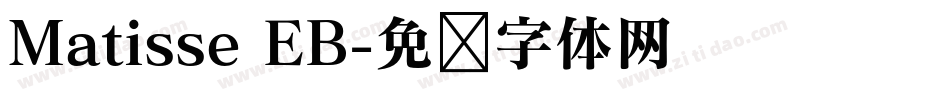 Matisse EB字体转换